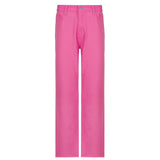 Loose Jeans For Women High Waist Cool Basic Trousers Vintage Casual Full Length Wide Leg Pants High Street Wear