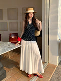 Fongt Price Does Not Return] Xiu Xixi 2025 Summer New High-Waisted Half-Body Skirt French Style Dress 85182