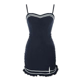 Sweet Lolita Knitted Sweater Dress Women Bow Pink Kawaii Party Mini Dresses Female Black Korean Fashion Dresses Winter-Outfit