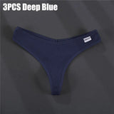 Thong V Waist Design G-String Women's Panties Cotton Panties Female Underpants Solid Pantys Intimates Lingerie