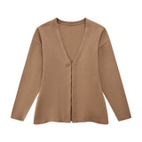 Fongt 2025 New Loose Sleeve Knitted Coat 5536160 Knitted Mini Dress 5536161 Set