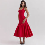Fongt Long Loose Back Loose New Temperament Women's Dress 2025 Popular Fashion Dress Women's Summer High Sense
