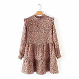 neck long sleeve casual vestidos chic