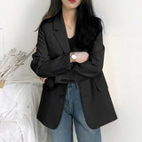 Fongt Jacket Women's Spring And Autumn 2025 New Korean Version Of The Loose Ins Tide Red Set Fried Street Small Suit Top