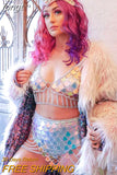 Fish Scale Sequins Two Piece Set Sexy Hollow Out Crop Top Link Chain Tassels Mini Skirts Outfits Summer Beach Matching