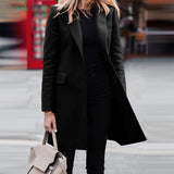 Fongt Spring And Autumn Station In The Long-Term Large-Size Hairy Female Coat Ebay Coat Wish