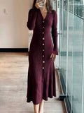 Fongt And Winter New French Elegant Jacket Dress Slim Skinny Knitting Woman