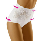 Underwear Women Panties Sexy High-Waist Waves Lace Briefs Cotton Translucent High-Elasticity Female Underpants