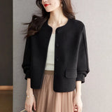 Fongt Fragrant Coat Small Casual Loose Top Winter 2025 New Popular Long-Sleeved Sleeves