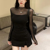 Fongt Style Trend Long-Sleeved V-Neck Buckle-Coat Shirt Bottoming Women's Solid-Colored Clothes Based On