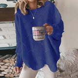 Knitted Pullovers Casual o Neck