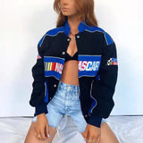 women's jacket spring 2022 Oversized Woman Baseball Women's spring Jacket Long Sleeve Bomber Jackets Letter Print Casual