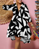 Independent Station New Fashion Printed Dress Women's Spot-Outfit