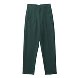 Fongt And Summer 2025 New Fashion Multi-Color Pendant High-Waisted Halon Casual Suit Pants