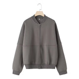Pilot Jacket Sweater 3399802 Loose High-Waisted Velvet Trousers 319980-Outfit