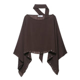 Fongt New Rivet Decorative Scarf Fashion Cloak Top 3067719