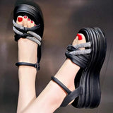 Fongt Temperament Lady Soft Soles Do Not Tired Sandals 2025 Net Red Elegant With Skirt Fresh Elegant Single Shoes