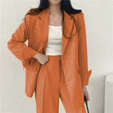 Fongt Suit Jacket Female 2024 New Spring And Fall Korean Version Chic Small Suit Jacket Design Sense Minority-Outfit