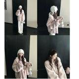 Fongt Fur Coat Plus Long Women's Imitation Fox Fur Coat Two-Color Coat To Keep Warm Winter Fur Coat
