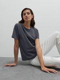 Fongt Hot Summer T-Shirt Women's Pure Cotton 16-Color Basic Loose Top Ins Soft T-Shirt