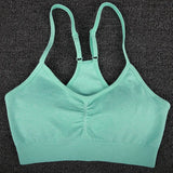 Women Bralette Tops Fitness Bras for Women Solid Tight Push Up Bra Bralettees Adjustable Strap