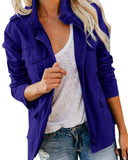 Fongt Spring And Autumn Self-Body Fashion Street Trendy Solid Color Loose Korean Version Zipper Multi-Pocket Jacket Women's