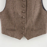Fongt Homemade New Women's Seam Chicing Classic Chiyen Gea Vest