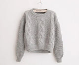 Winter Warm Sweaters and Twisted Pullovers Women Casual Short Feminino Knitted Sweater Jumpers Cheap Sweaters China