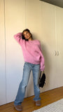 Fongt Lazy Wind Wool Sweater Woman 2025 Dress Bag Loose Knitted Shirt Long-Sleeved Top