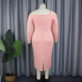 Fongt One-Shoulder Sexy Three-Dimensional Floral Dress Dress Elegant Body-Supling Party Dress Dresses