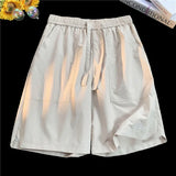 Fongt Shorts Women Breathable Casual Large Size Loose Five Minute Pants Trend Unique Lazy Fitness Running Beach Pants-Outfit