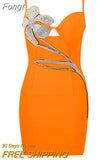 Ladies Sparkling Luxury Diamond Spaghetti Strap Backless Design Celebrity Club Black Sleeveless Sexy Mini Bandage