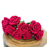 Fongt Woven Head Lily Rose Sunflower Sunflower Wool Knitting Flower Imitation Bouquet Finished-Outfit