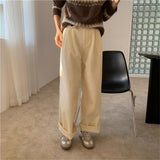 Thick High Waist Straight Corduroy