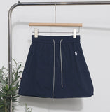 Fongt Niche Dress Half-Dress Woman Tight Waist A Trouser Skirt Open Fork Quick Dry Casual Skirt 8183