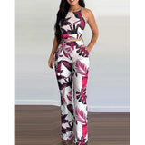 Fongt New Urban Casual Print Women's Trousers Suit
