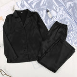 Sleepwear Female Satin 2 Piece