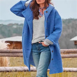 Fongt Autumn And Winter Station Long Hair Women's Coat Multi-Color Multi-Code Hooded Coat Outdoor Leisure