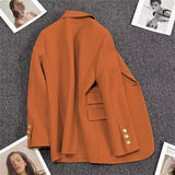 Fongt Spring And Autumn New Coffee Color Suit Coat Female A Button Casual Temperament Small Spring Suit Tide-Outfit