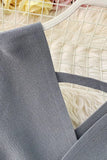 Wrap Side Slit Sweater