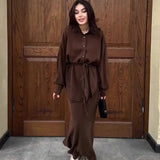 Fongt 2025 New Women's Loose Casual Comfortable Denim Dress Suit