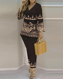 Independent Station New Spring / Summer 2023 Print Fashion 2-Piece Set-Outfit