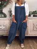 ZANZEA Summer Women Solid Jumpsuits Sleeveless Office Lady Baggy Overalls Casual Leisure Lady Loose Playsuits Oversized