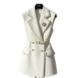 Fongt And Autumn New Vest Small Suit Jacket Short Elegant Temperament Casual Slim Slimming