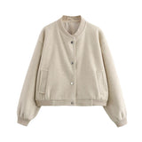 Fongt Women's ZA Summer New 5 Color Soft Jacket Jacket