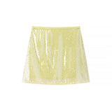 Fongt New Summer Women's Youth Candy Color Heavy Industry Glid Light Semi-Bright Dress