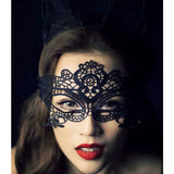 Beauty Mask Half Face Eye Yarn Crown Eye Mask Black Lace Queen Masquerade Princess Party Annual