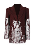 Australian Show Temperament Trison Small Suit 2025 New Personality Heavy Industry Hot Design Blazer Women's