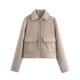 Fongt New Street Casual Soft Shirt Single-Dbutton Cardigan Jacket Female Commute