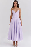 Fongt 2025 Women's Dress Sexy Hottie Sleeveless Long Solid Corset Dress Dress Woman
